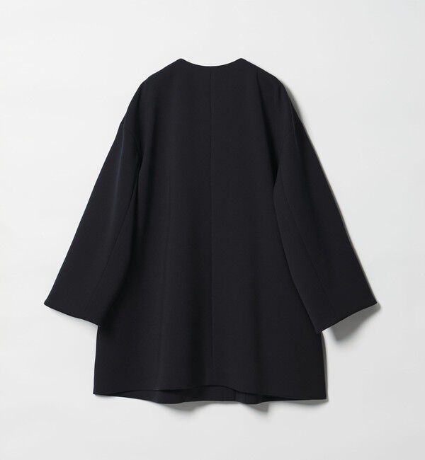 UNITED ARROWS「SPONGY Aライン ミドルコート」|ノーカラーコート|