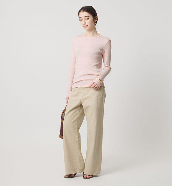 UNITED ARROWS「コットン テレコ クルーネック カットソー」|Tシャツ・カットソー|