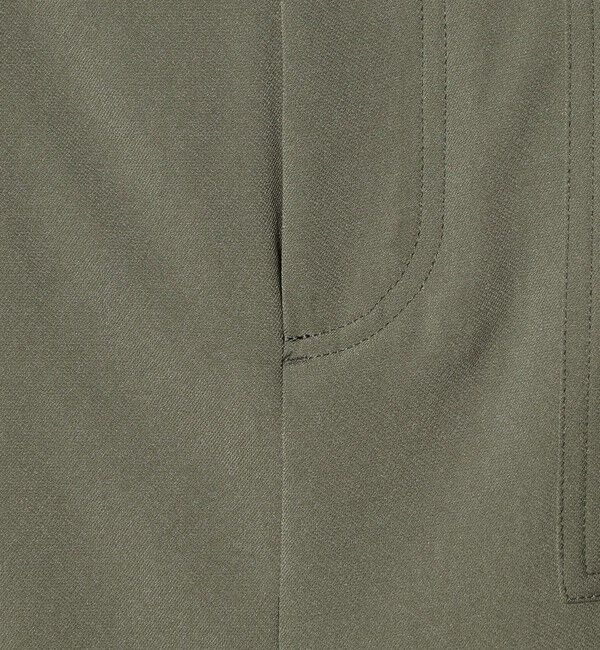 UNITED ARROWS「アセテートポリエステル ベイカースカート」|タイト|