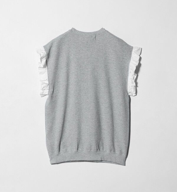 UNITED ARROWS「＜dahl&rsquo;ia＞フリルスリーブ スウェット」|スウェット・ジャージ|