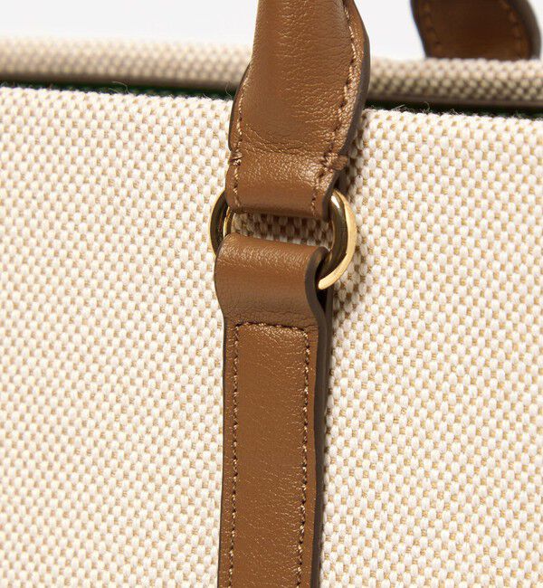 UNITED ARROWS「キャンバスコンビ スクエア トートバッグ」|トートバッグ|