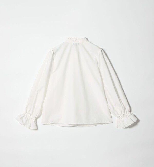 UNITED ARROWS green label relaxing「スタンドカラー フリルリボン ブラウス / キッズ 140cm-160cm」|シャツ・ブラウス|