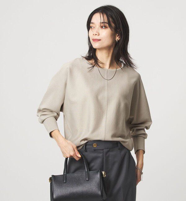 UNITED ARROWS green label relaxing「ブライト フォルム ドルマン プルオーバー ニット」|ニット・セーター|