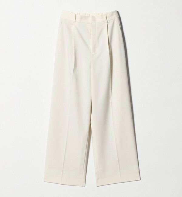 UNITED ARROWS green label relaxing「［size SHORT/TALLあり］Daily Chic カバー ワイド パンツ」|スラックス|OFF WHITE