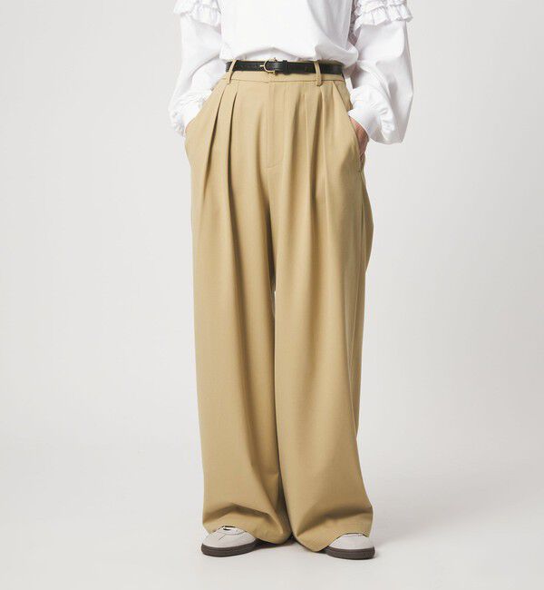 UNITED ARROWS green label relaxing「【WEB限定】＜at ease＞オルマイ スラックス ウォッシャブル ストレッチ UVカット」|スラックス|