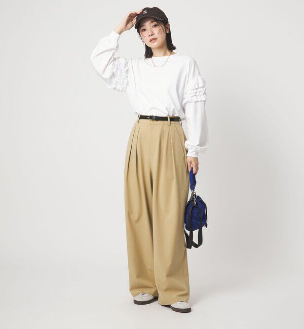 UNITED ARROWS green label relaxing「【WEB限定】＜at ease＞オルマイ スラックス ウォッシャブル ストレッチ UVカット」|スラックス|