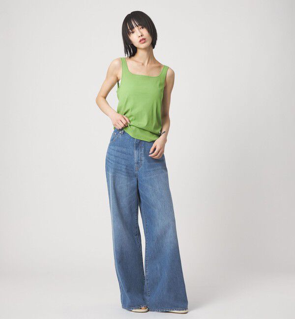 EMMEL REFINES「＜EMMEL REFINES＞EM ハイウエスト ワイド デニム」|チノ|
