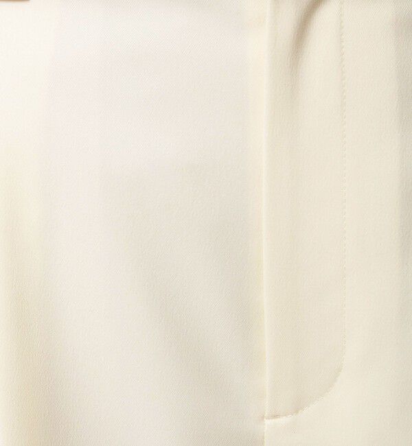 UNITED ARROWS green label relaxing「［size SHORT/TALLあり］ツイル イージー ワイド パンツ オフホワイト」|スラックス|