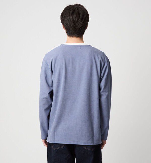UNITED ARROWS green label relaxing「KIVANC ノーカラー 長袖 Tシャツ」|Tシャツ・カットソー|
