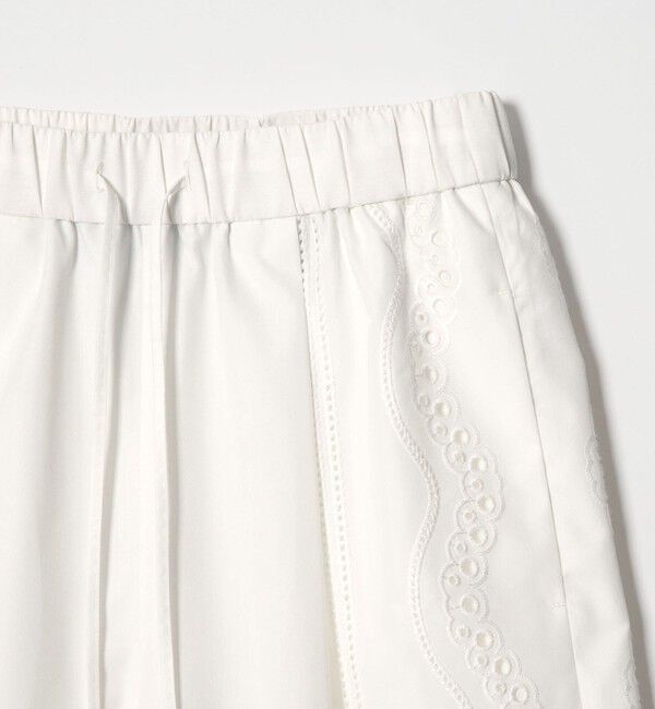 EMMEL REFINES「＜EMMEL REFINES＞EM カットワーク シシュウ パンツ」|チノ|