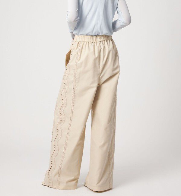 EMMEL REFINES「＜EMMEL REFINES＞EM カットワーク シシュウ パンツ」|チノ|