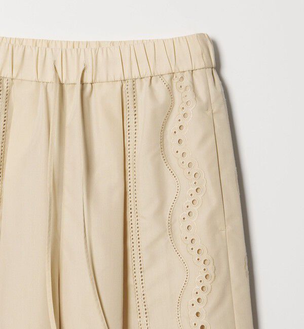 EMMEL REFINES「＜EMMEL REFINES＞EM カットワーク シシュウ パンツ」|チノ|