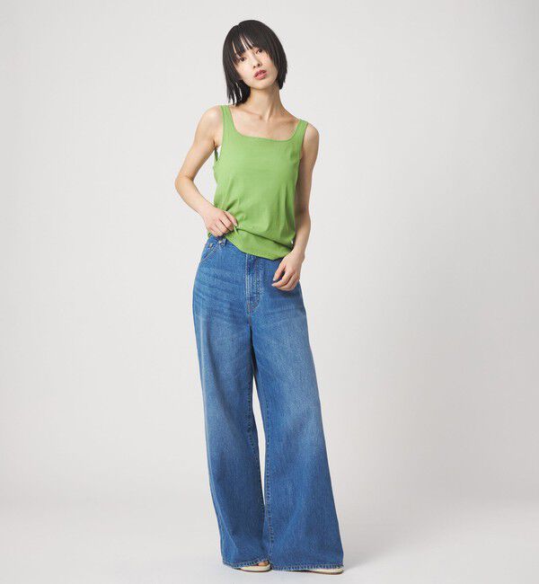 EMMEL REFINES「＜EMMEL REFINES＞EM テレコスクエア タンクトップ」|Tシャツ・カットソー|