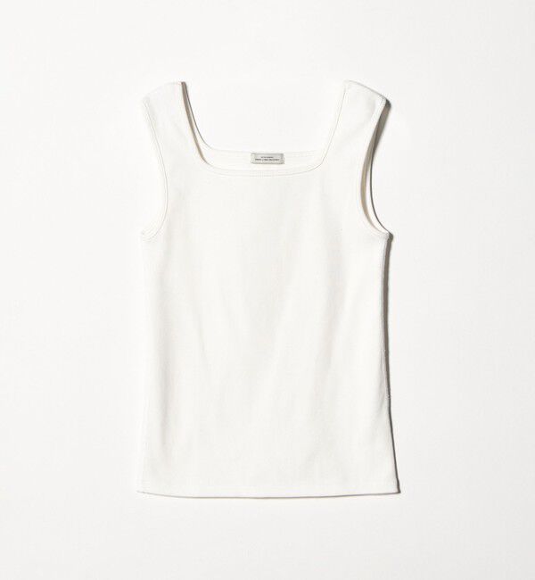 UNITED ARROWS green label relaxing「デコルテ フライス タンクトップ 抗菌」|タンクトップ|OFF WHITE