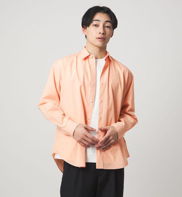 UNITED ARROWS green label relaxing「コットン ブロード ガーメントダイ レギュラーカラー 長袖 シャツ」|シャツ・ブラウス|