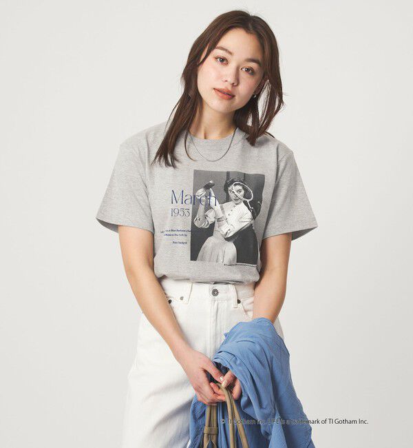 UNITED ARROWS green label relaxing「【別注】＜GOOD ROCK SPEED＞LIFE PC ショートスリーブTシャツ ミディアムグレー」|Tシャツ・カットソー|MD.GRAY