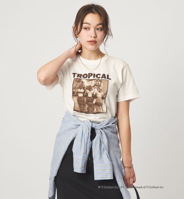 UNITED ARROWS green label relaxing「【別注】＜GOOD ROCK SPEED＞LIFE PC ショートスリーブ Tシャツ」|Tシャツ・カットソー|