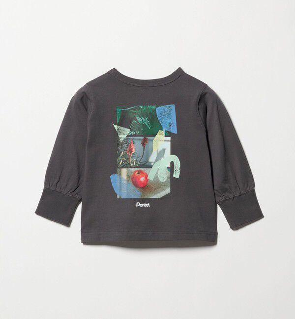 UNITED ARROWS green label relaxing「＜Pentel＞ロングスリーブTシャツ（ダークグレー） / キッズ 100cm-130cm」|Tシャツ・カットソー|DK.GRAY
