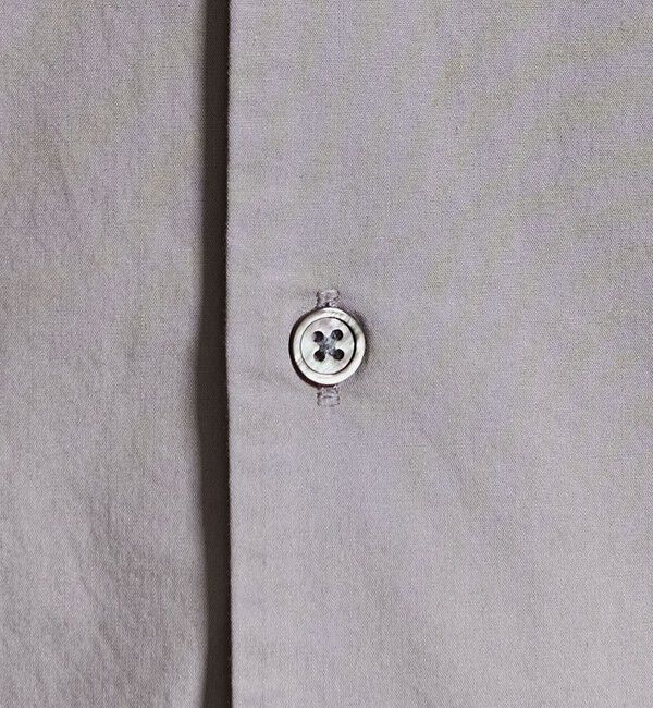 BEAUTY&YOUTH UNITED ARROWS「【WEB限定 WARDROBE SMART】コットン ワイドカラー スキッパー シャツ」|シャツ・ブラウス|