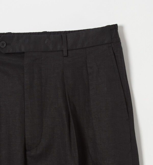 STEVEN ALAN「＜Steven Alan＞ コットン/リネン ツイル イン ツープリーツ ドレス トラウザーズ ハーフイージー」|スラックス|