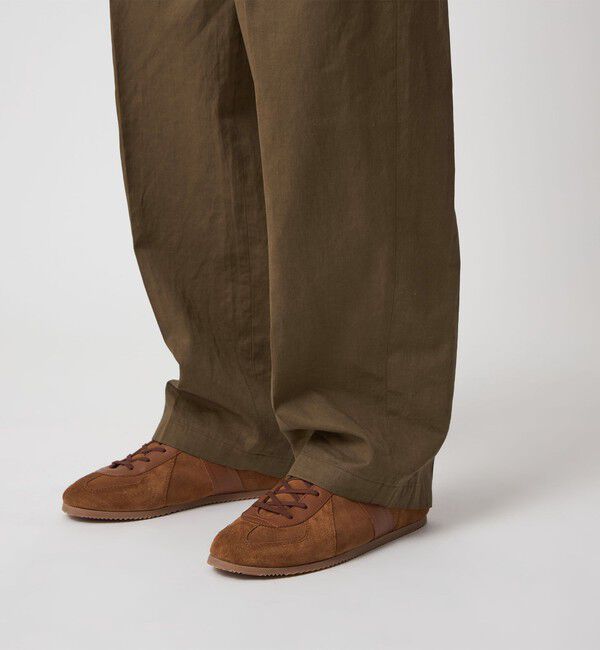 STEVEN ALAN「＜Steven Alan＞ コットン/リネン ツイル イン ツープリーツ ドレス トラウザーズ ハーフイージー」|スラックス|