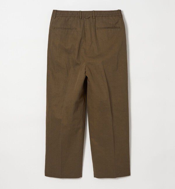 STEVEN ALAN「＜Steven Alan＞ コットン/リネン ツイル イン ツープリーツ ドレス トラウザーズ ハーフイージー」|スラックス|
