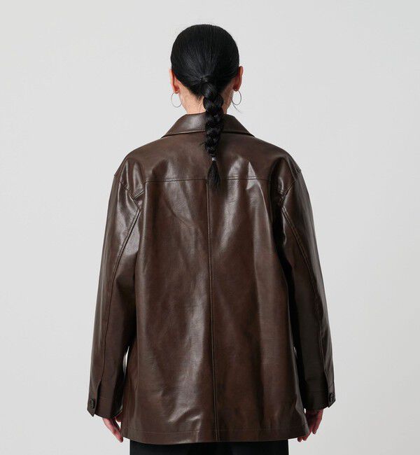 レザーライク カバーオール ジャケット（BEAUTY&YOUTH UNITED ARROWS