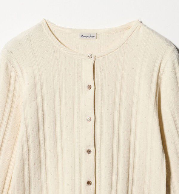 STEVEN ALAN「＜Steven Alan＞アイレット カーディガン」|カーディガン|
