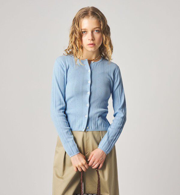 STEVEN ALAN「＜Steven Alan＞アイレット カーディガン」|カーディガン|