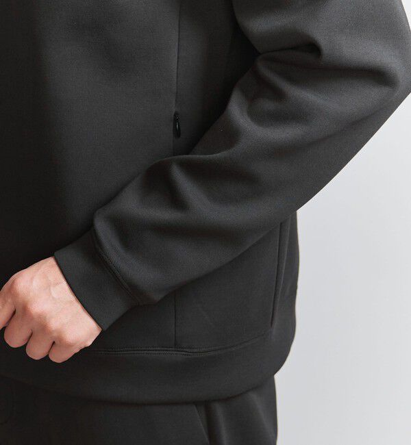 BEAUTY&YOUTH UNITED ARROWS「【WEB限定 WARDROBE SMART】ダブルニット ジップブルゾン/セットアップ対応【抗菌・防臭】」|ブルゾン・スタジャン|