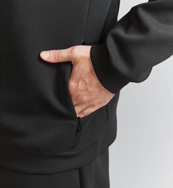 BEAUTY&YOUTH UNITED ARROWS「【WEB限定 WARDROBE SMART】ダブルニット ジップブルゾン/セットアップ対応【抗菌・防臭】」|ブルゾン・スタジャン|