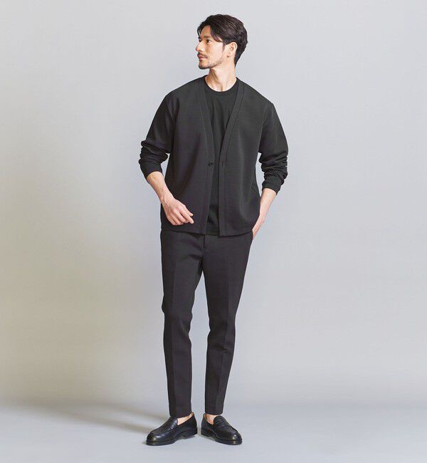 BEAUTY&YOUTH UNITED ARROWS「【WEB限定 WARDROBE SMART】ダブルニット ノープリーツ スラックス パンツ/セットアップ対応	【抗菌・防臭」|スラックス|