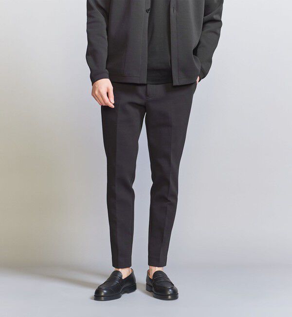 BEAUTY&YOUTH UNITED ARROWS「【WEB限定 WARDROBE SMART】ダブルニット ノープリーツ スラックス パンツ/セットアップ対応	【抗菌・防臭」|スラックス|