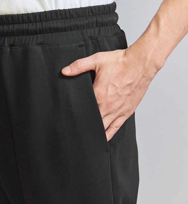 BEAUTY&YOUTH UNITED ARROWS「【WEB限定 WARDROBE SMART】ダブルニット イージーパンツ/セットアップ対応【抗菌・防臭】」|チノ|