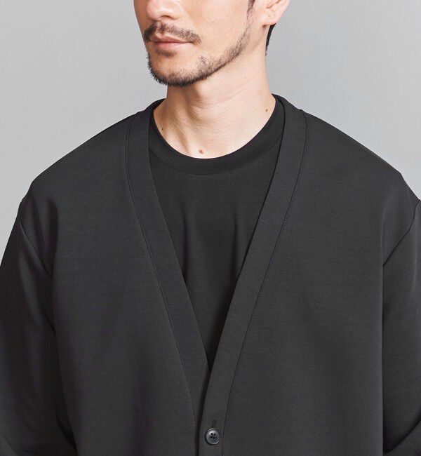 BEAUTY&YOUTH UNITED ARROWS「【WEB限定 WARDROBE SMART】ダブルニット カーディガン/セットアップ対応【抗菌・防臭】」|カーディガン|