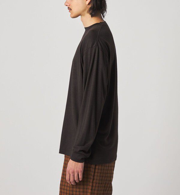 STEVEN ALAN「＜Steven Alan＞ メリノウール クルーネック ロングスリーブ Tシャツ」|Tシャツ・カットソー|