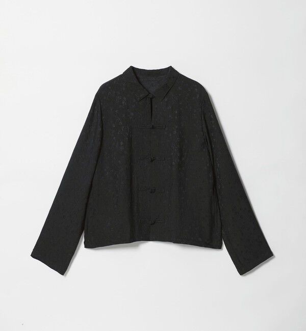 STEVEN ALAN「＜Steven Alan＞フラワー ジャガード チャイナモチーフボタン シャツ」|シャツ・ブラウス|