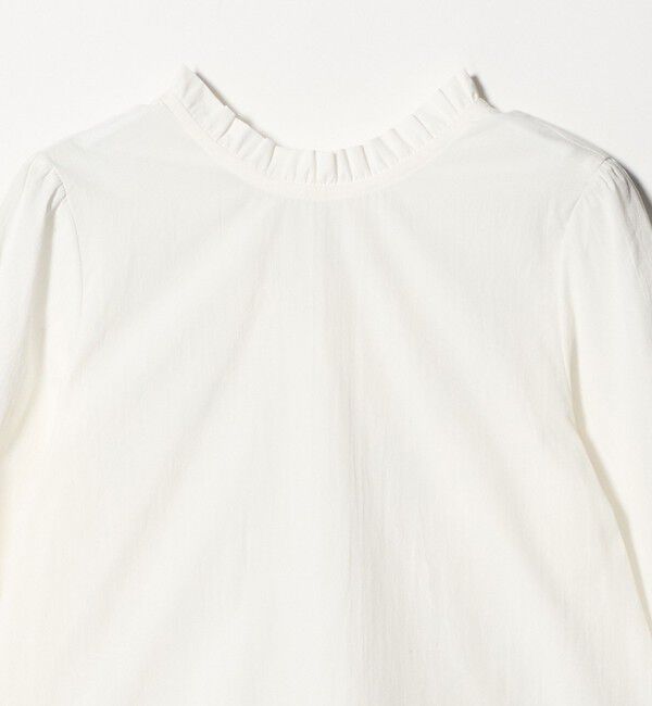 STEVEN ALAN「＜Steven Alan＞コットン バックオープン フリル ブラウス」|シャツ・ブラウス|