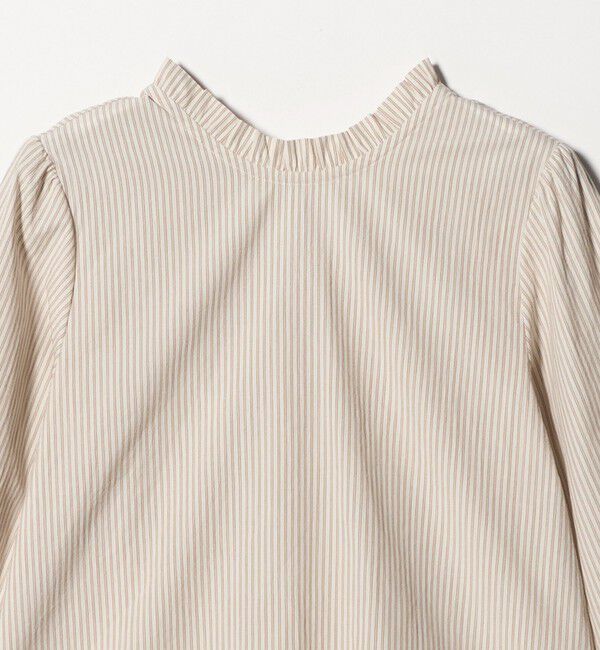 STEVEN ALAN「＜Steven Alan＞コットン バックオープン フリル ブラウス」|シャツ・ブラウス|