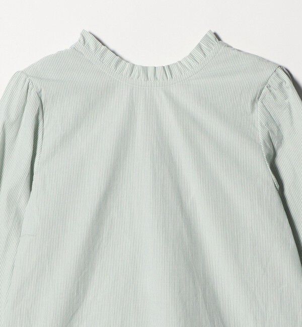 STEVEN ALAN「＜Steven Alan＞コットン バックオープン フリル ブラウス」|シャツ・ブラウス|