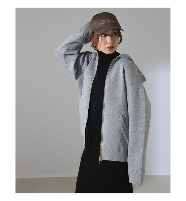 Demi-Luxe BEAMS 「ダンボール ジップ パーカー」|Tシャツ・カットソー|