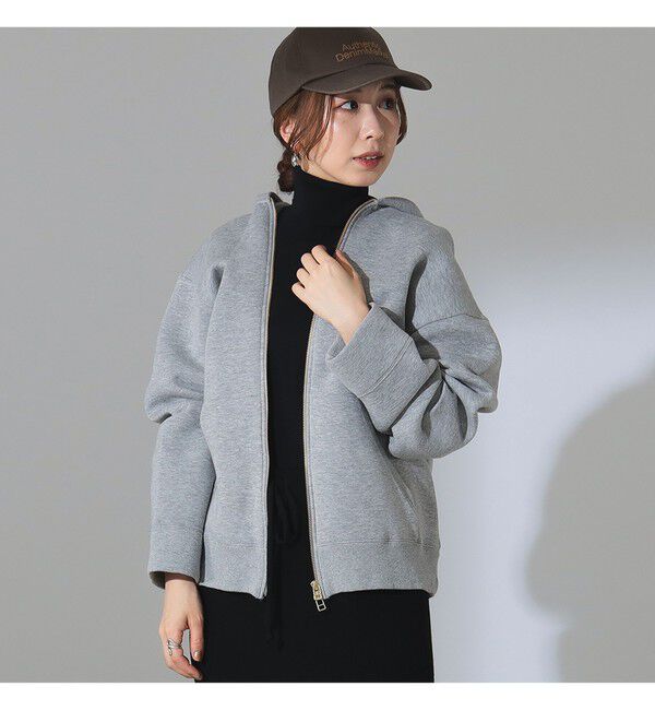 Demi-Luxe BEAMS 「ダンボール ジップ パーカー」|Tシャツ・カットソー|