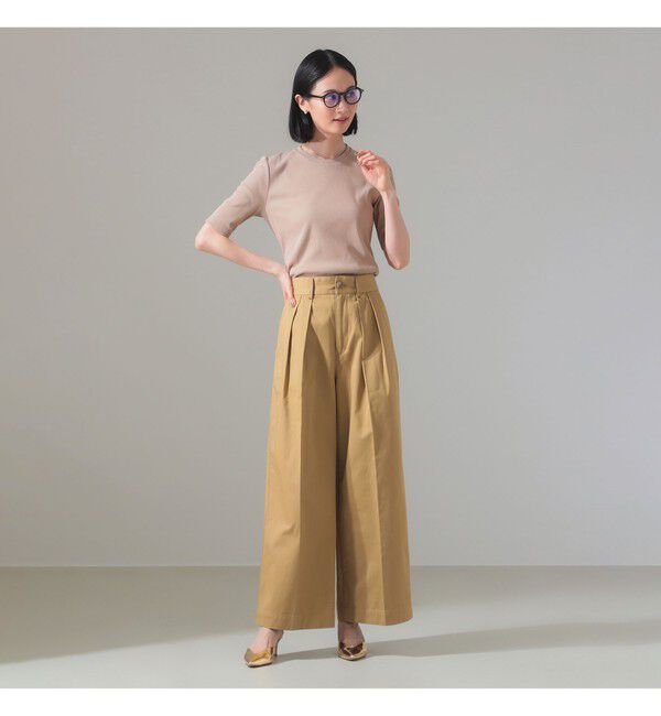 Demi-Luxe BEAMS 「【別注】スタイリスト佐藤佳菜子 &times; SLOANE / クルーネック リブTシャツ」|Tシャツ・カットソー|