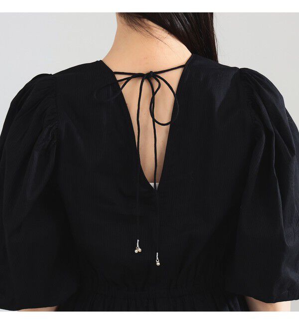 Demi-Luxe BEAMS 「【別注】ne Quittez pas / ドビー ストライプ ワンピース」|ワンピース|