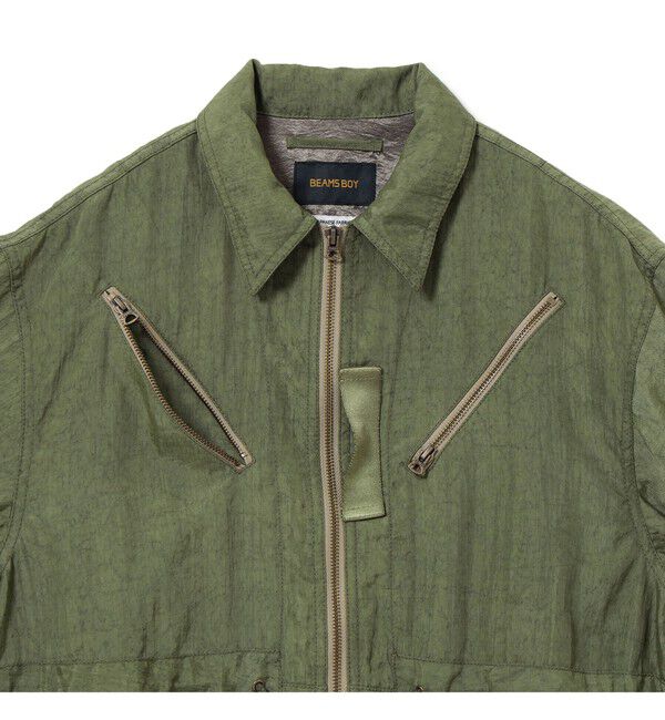 BEAMSBOY「ナイロン オックス ミリタリー ブルゾン」|ブルゾン・スタジャン|