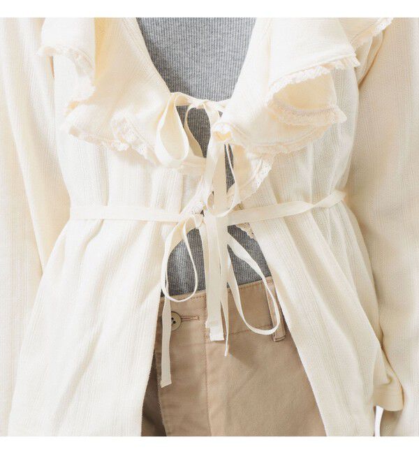 BEAMSBOY「ラッフル カーディガン」|Tシャツ・カットソー|