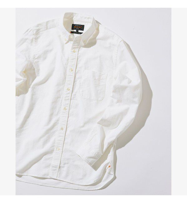 BEAMS PLUS「オックスフォード ボタンダウン シャツ」|シャツ・ブラウス|WHITE
