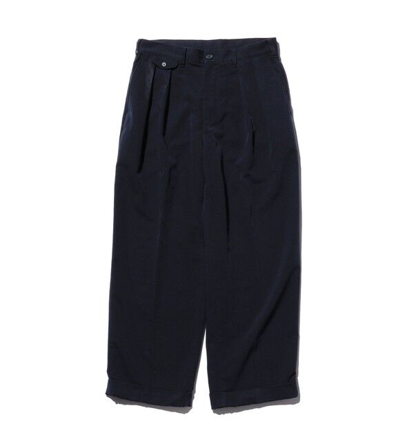 BEAMS PLUS「2 Pleats Trousers PE Twill」|その他|NAVY