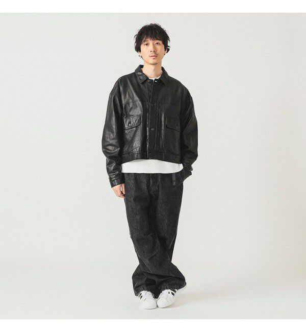 BEAMS「【別注】Gramicci / デニム オーバーパンツ」|チノ|