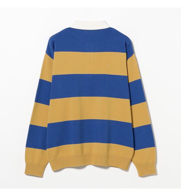 BEAMS「ワイドフィット 7ゲージ ラガー ニットポロシャツ」|ニット・セーター|